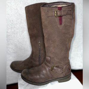 UGG THOMSEN STOUT WATER AND SNOW RESISTANT LEATHER BOOTSUS 7 / EU 38 / UK 5.5